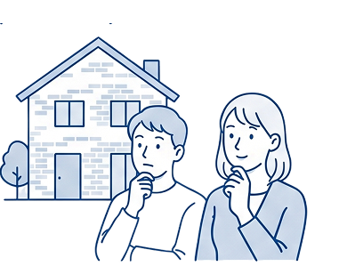 マイホームの購入を考えている夫婦イメージ