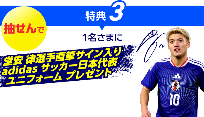 ユニフォーム全員プレゼント&観戦ペアチケットなどが当たる！サッカー
