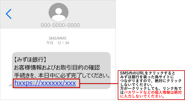 確認されている不審な電子メールのイメージ