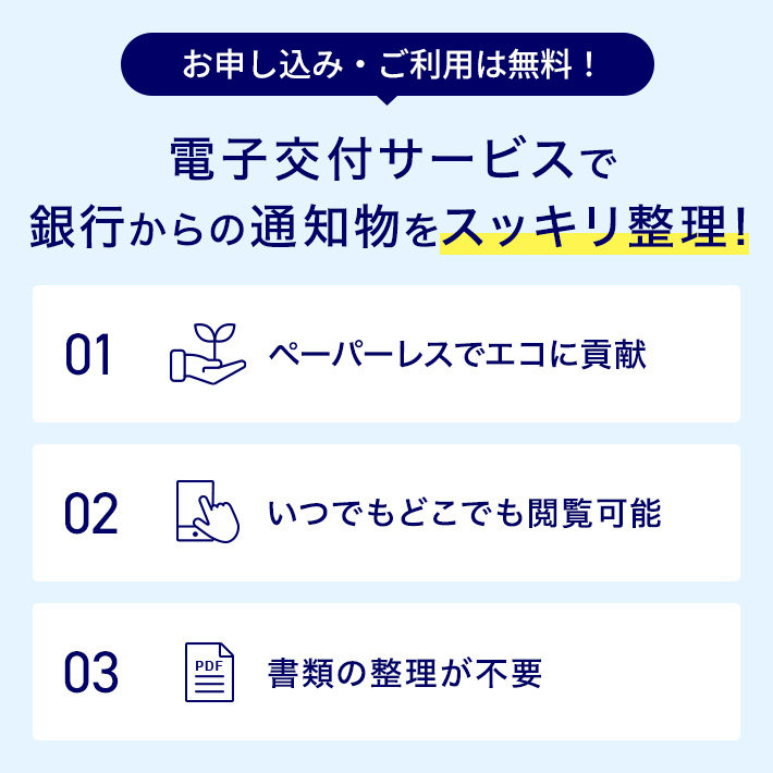 電子交付サービス | みずほ銀行