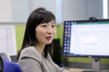 会社に復帰した女性社員
