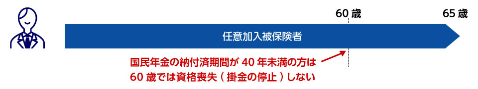 任意加入被保険者の手続きイメージ図