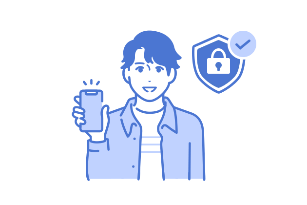 スマートフォンのセキュリティ性が強いイメージ