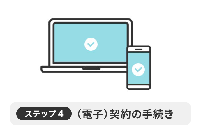 ステップ4(電子)契約の手続き