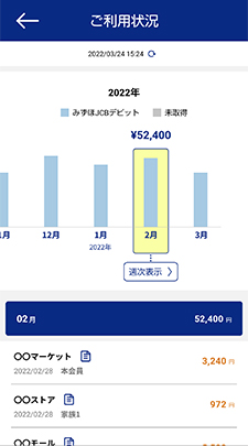 利用明細表示の設定6