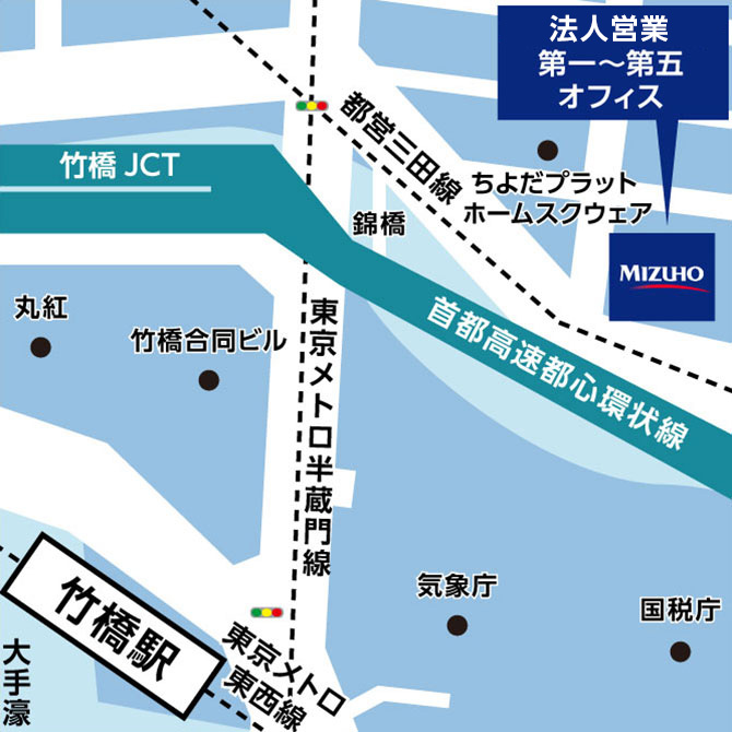 法人営業第一~第五オフィス