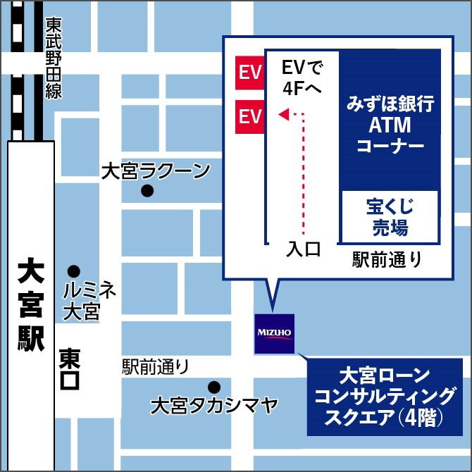 大宮ローンコンサルティングスクエアの地図