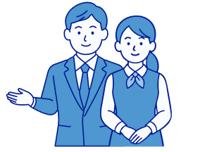 スタッフのイラスト